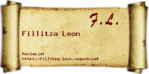 Fillitza Leon névjegykártya